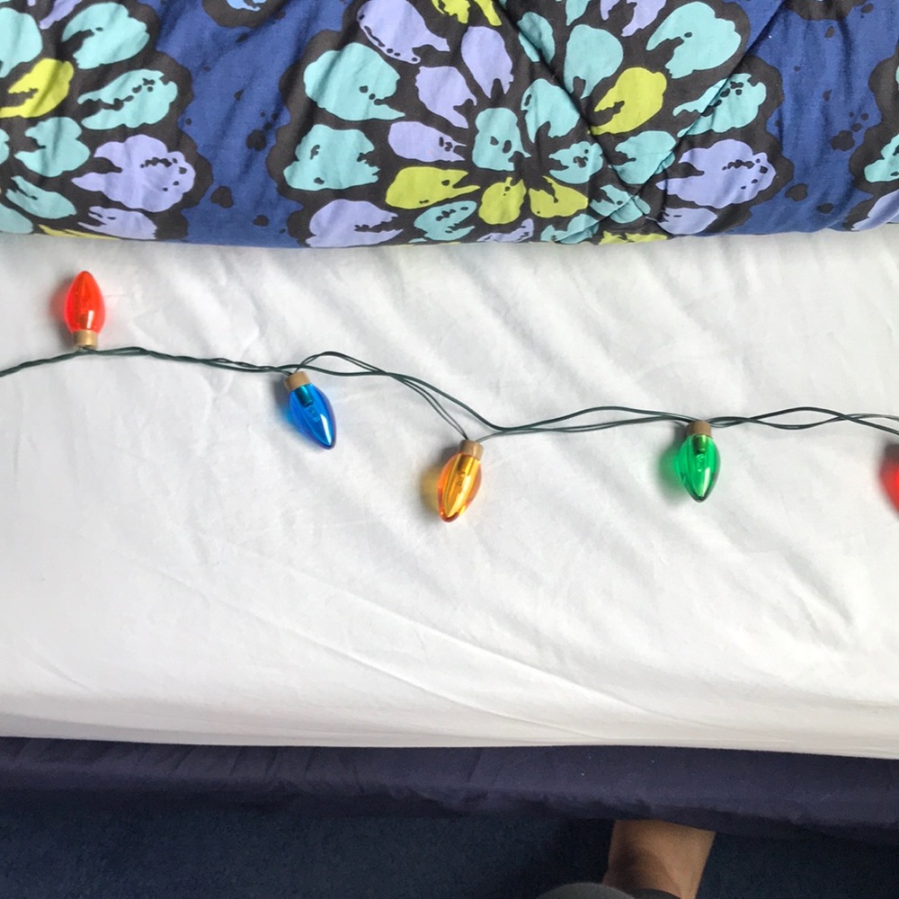 Flashing lights phone charger